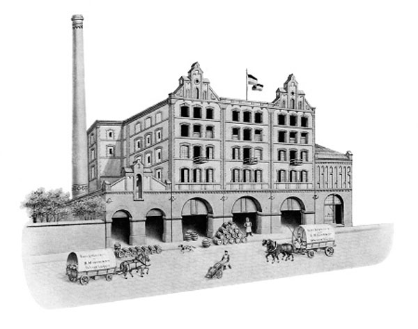 R. Moormann Hefefarbrik in Werne 1901